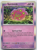 Spiritomb Holo Rare ME05: Pitch Black 035/084 NM