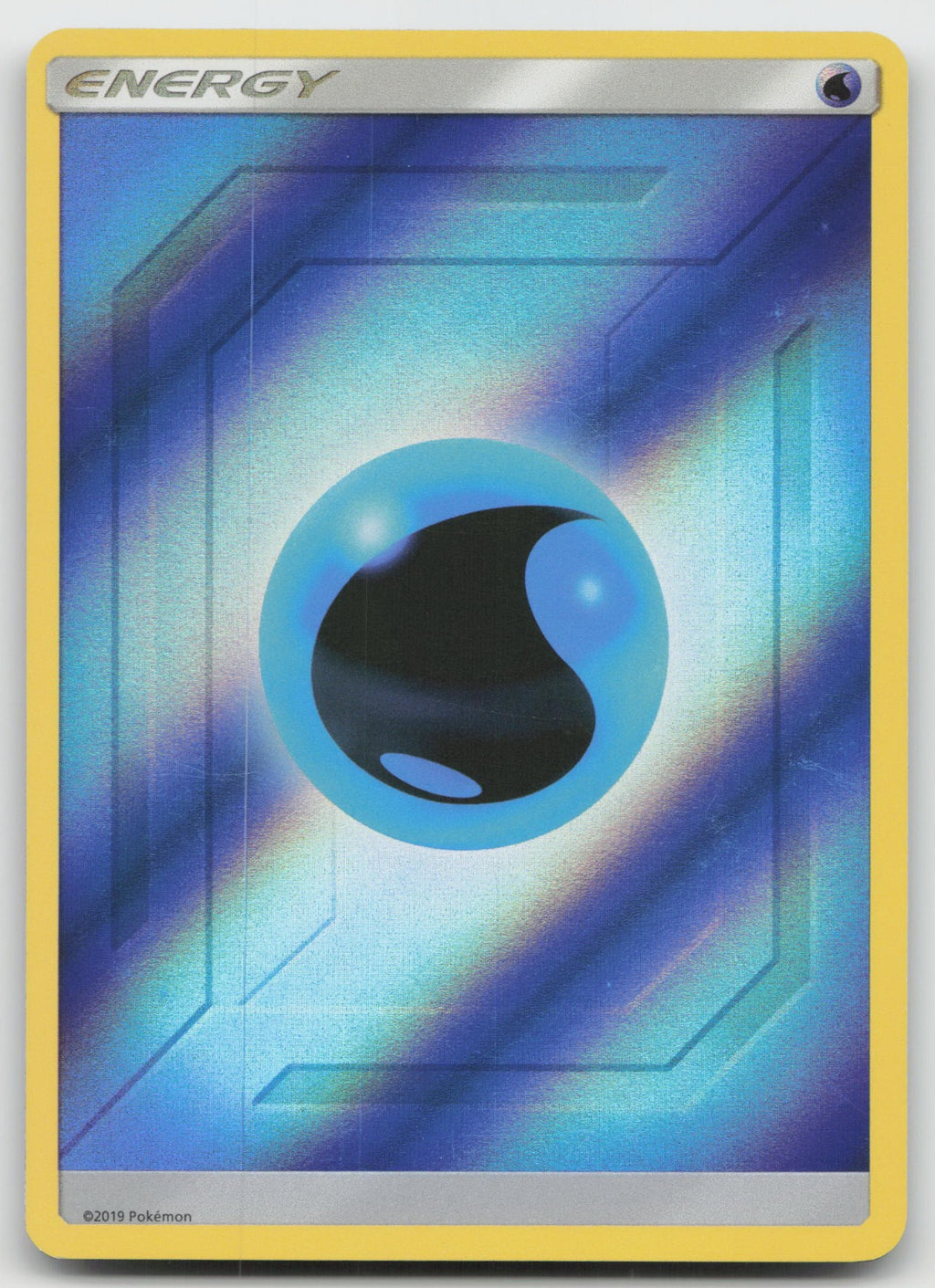 Water Energy (2019 Unnumbered) Reverse Holo Common SM - Hidden Fates LP