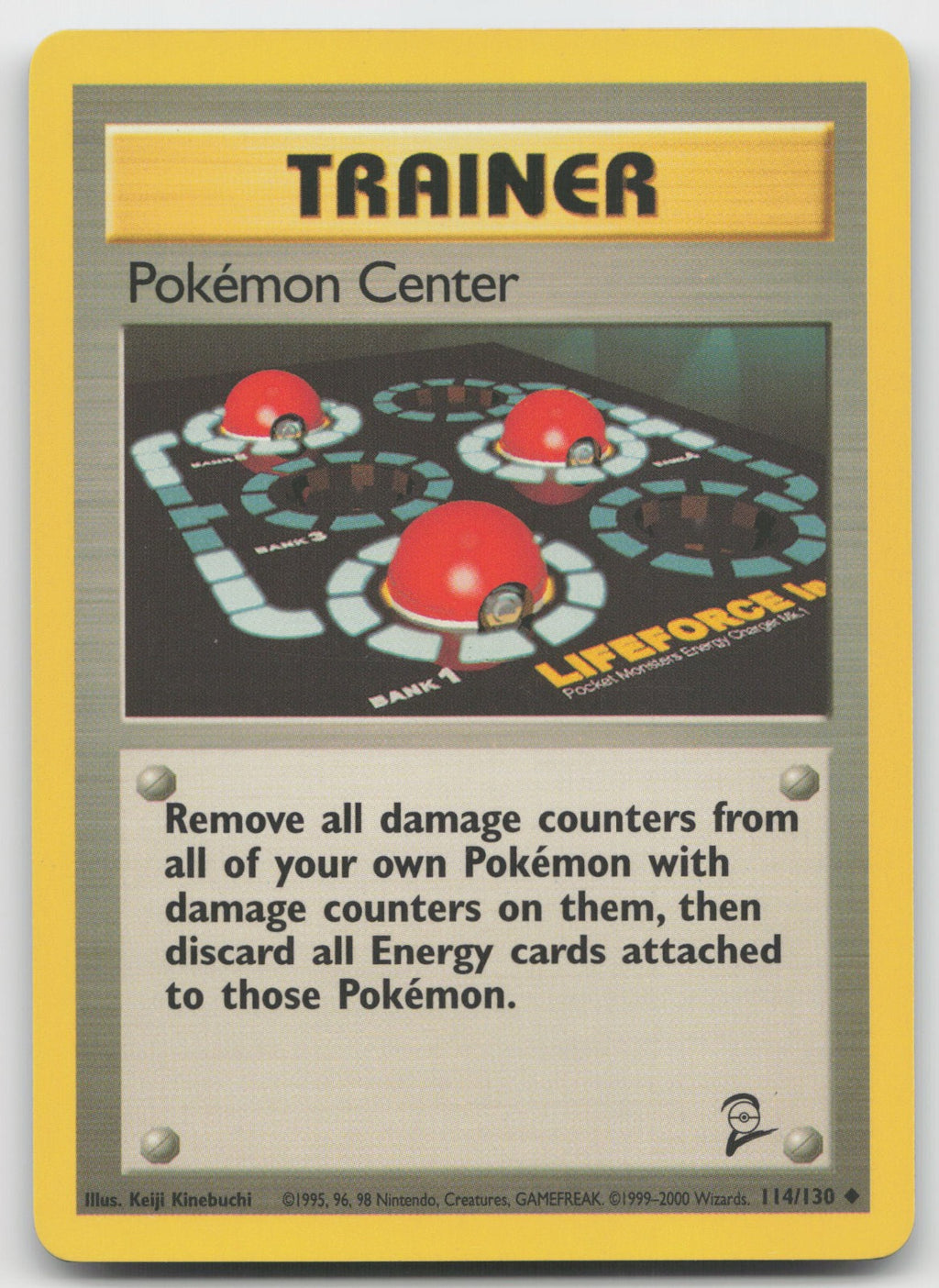 Pokemon Center Uncommon Base Set 2 114/130 NM