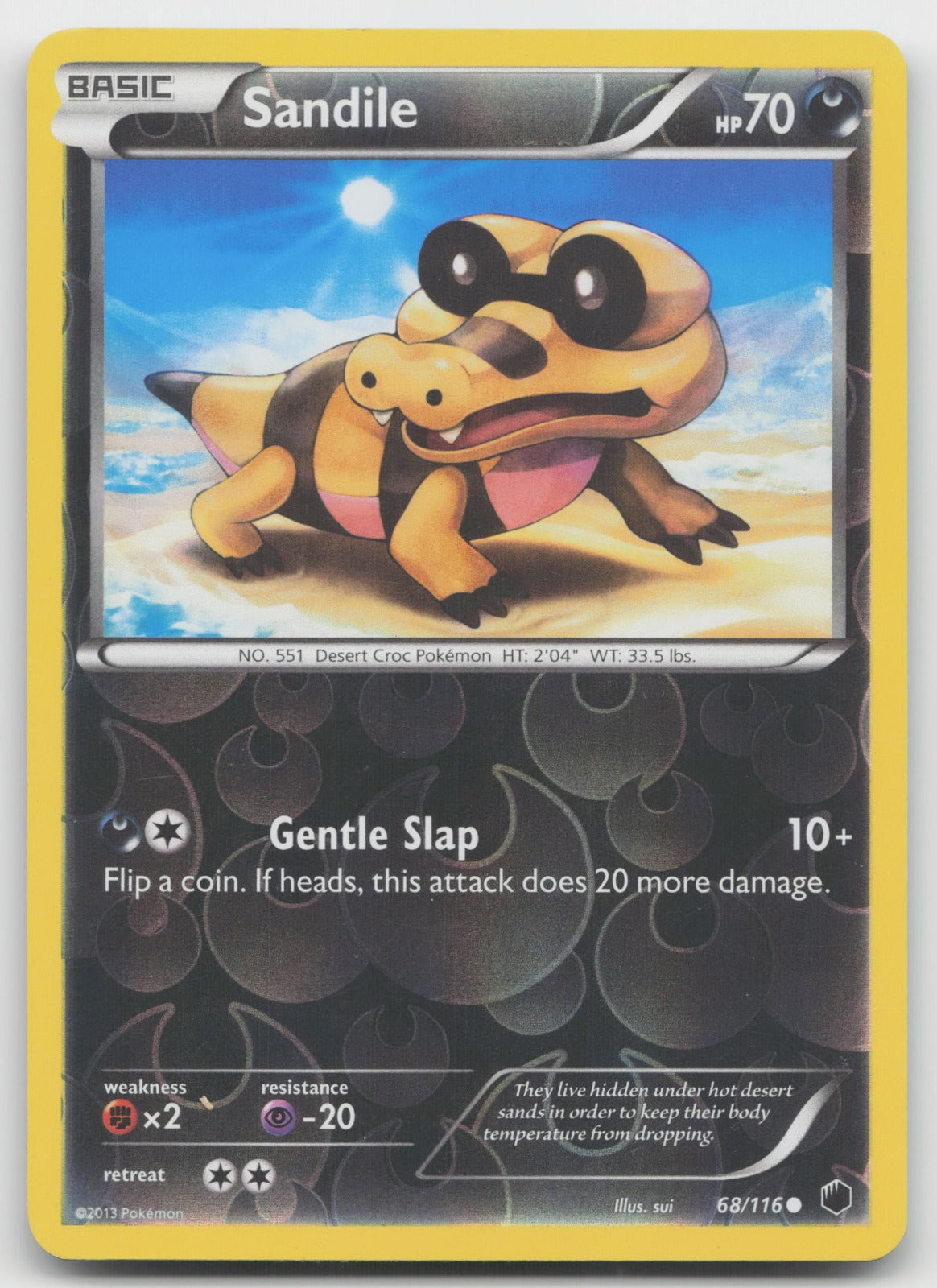 Sandile Common Reverse Holo Plasma Freeze 68/116 LP