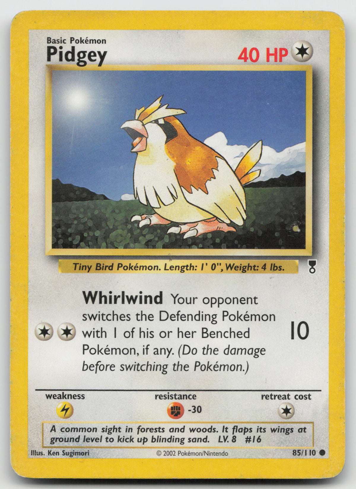 Pidgey Common Normal Legendary Collection 85/110 LP