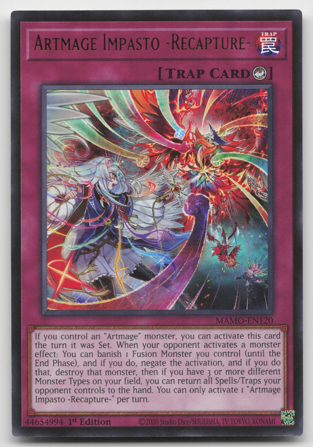 Artmage Impasto - Recapture 1st Ultra Rare Magnificent Monsters MAMO-EN120 NM