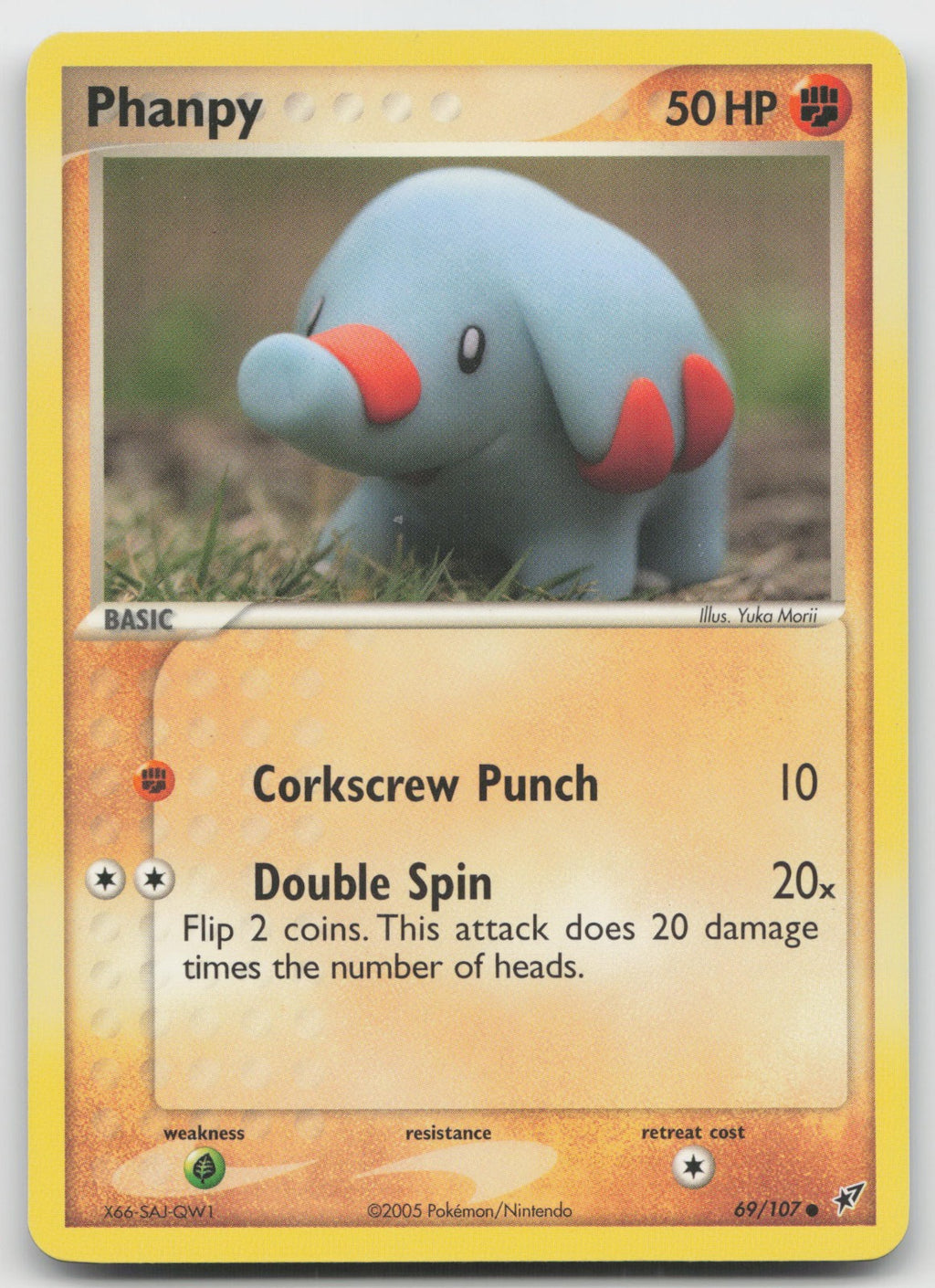 Phanpy Common Deoxys 69/107 NM