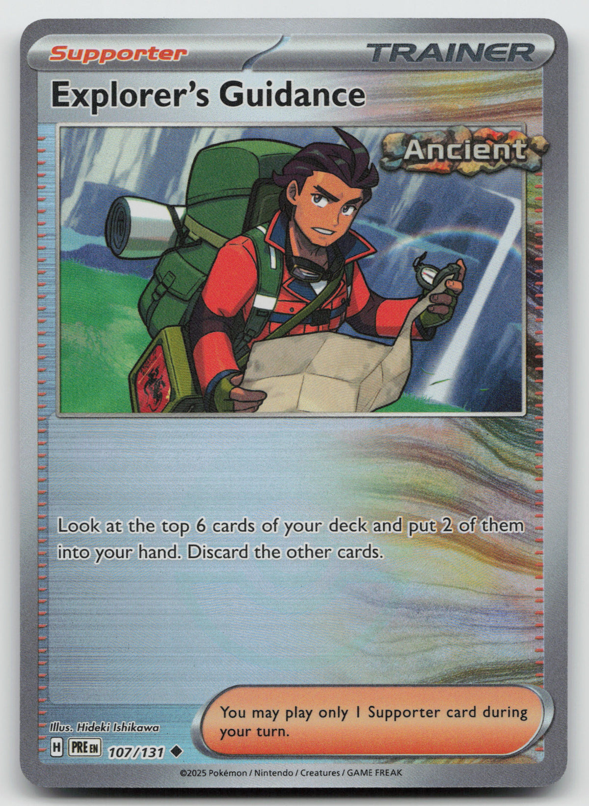 Explorer's Guidance (Poke Ball Pattern) Holo SV: Prismatic Evolutions 107/131