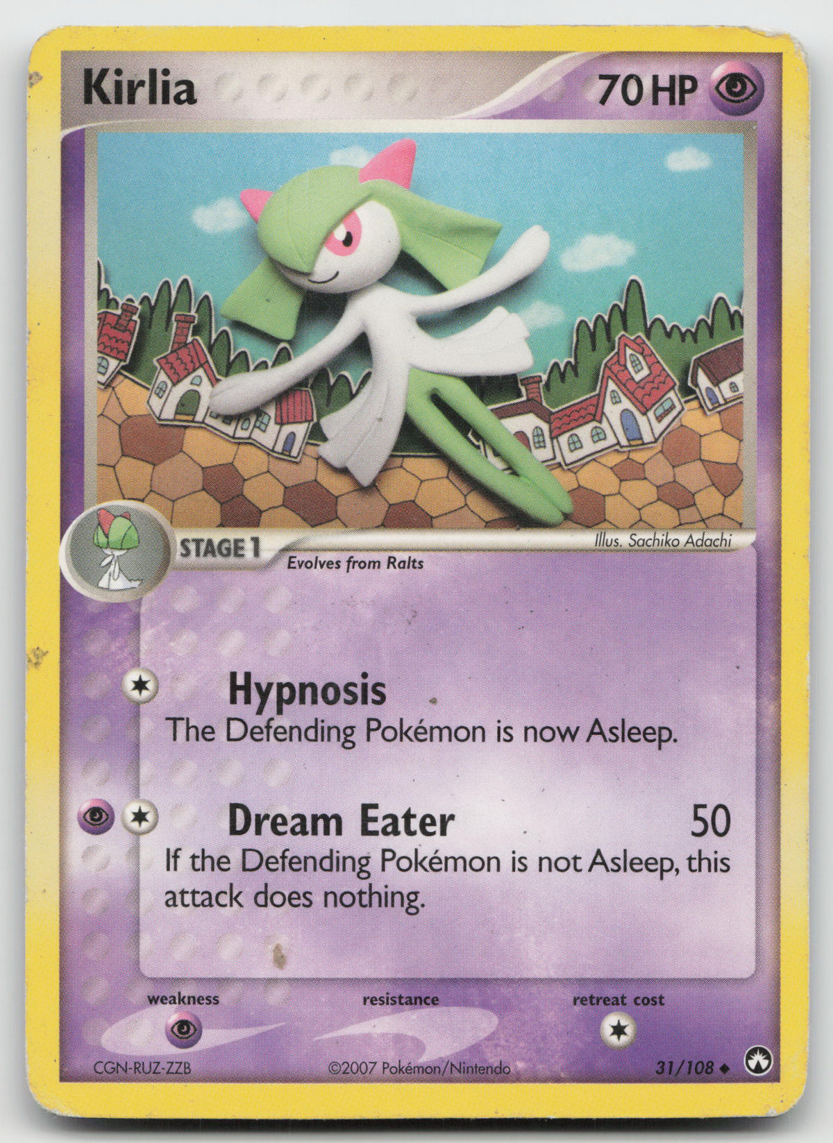 Kirlia Uncommon Normal Power Keepers 31/108 DMG