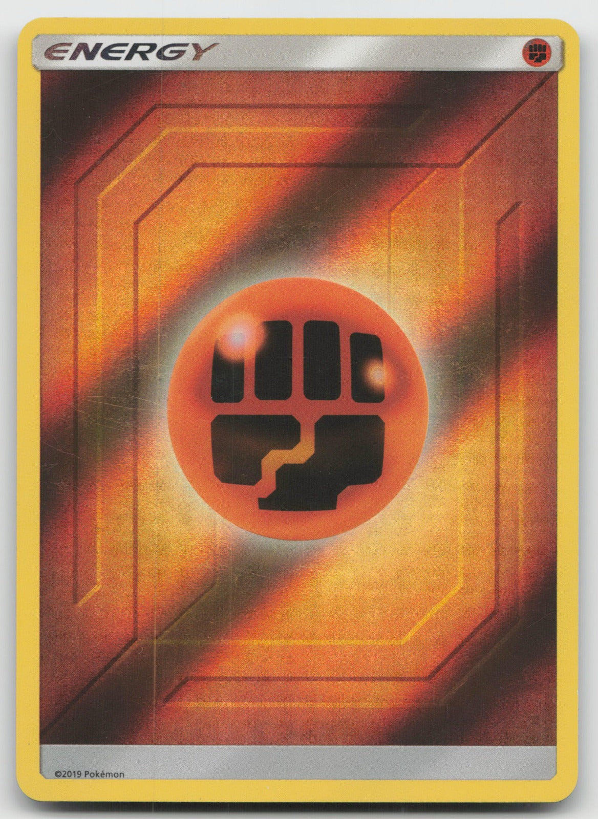 Fighting Energy (2019 Unnumbered) Reverse Holo Common SM - Hidden Fates LP