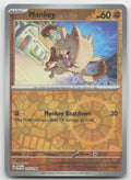 Mankey Reverse Holo Common SV01: Scarlet & Violet Base Set 107/198 NM