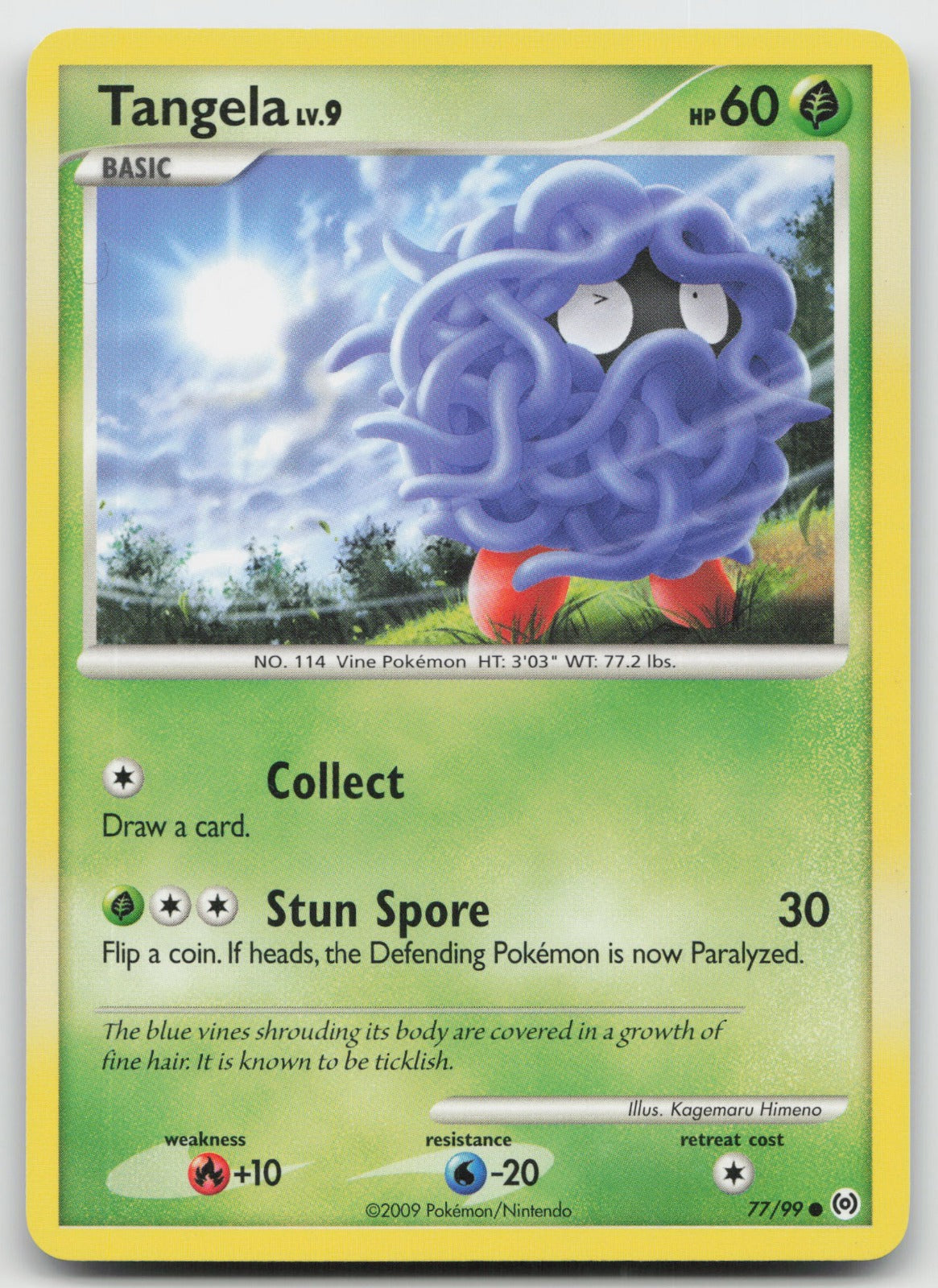 Tangela Common Arceus 77/99 LP