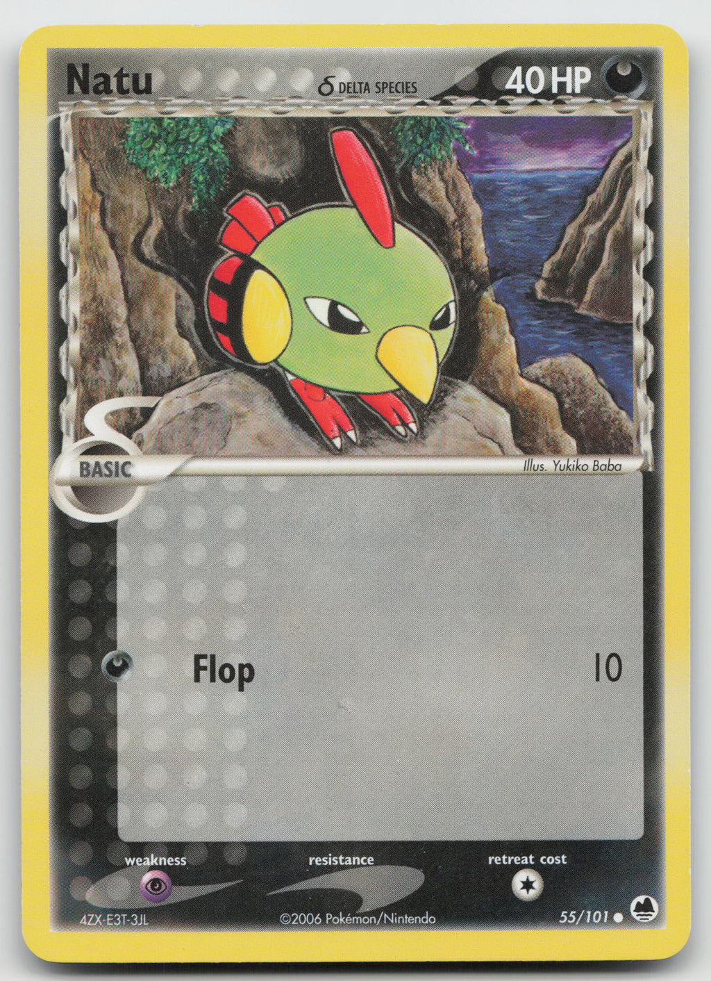 Natu (Delta Species) Common Normal Dragon Frontiers 55/101 HP