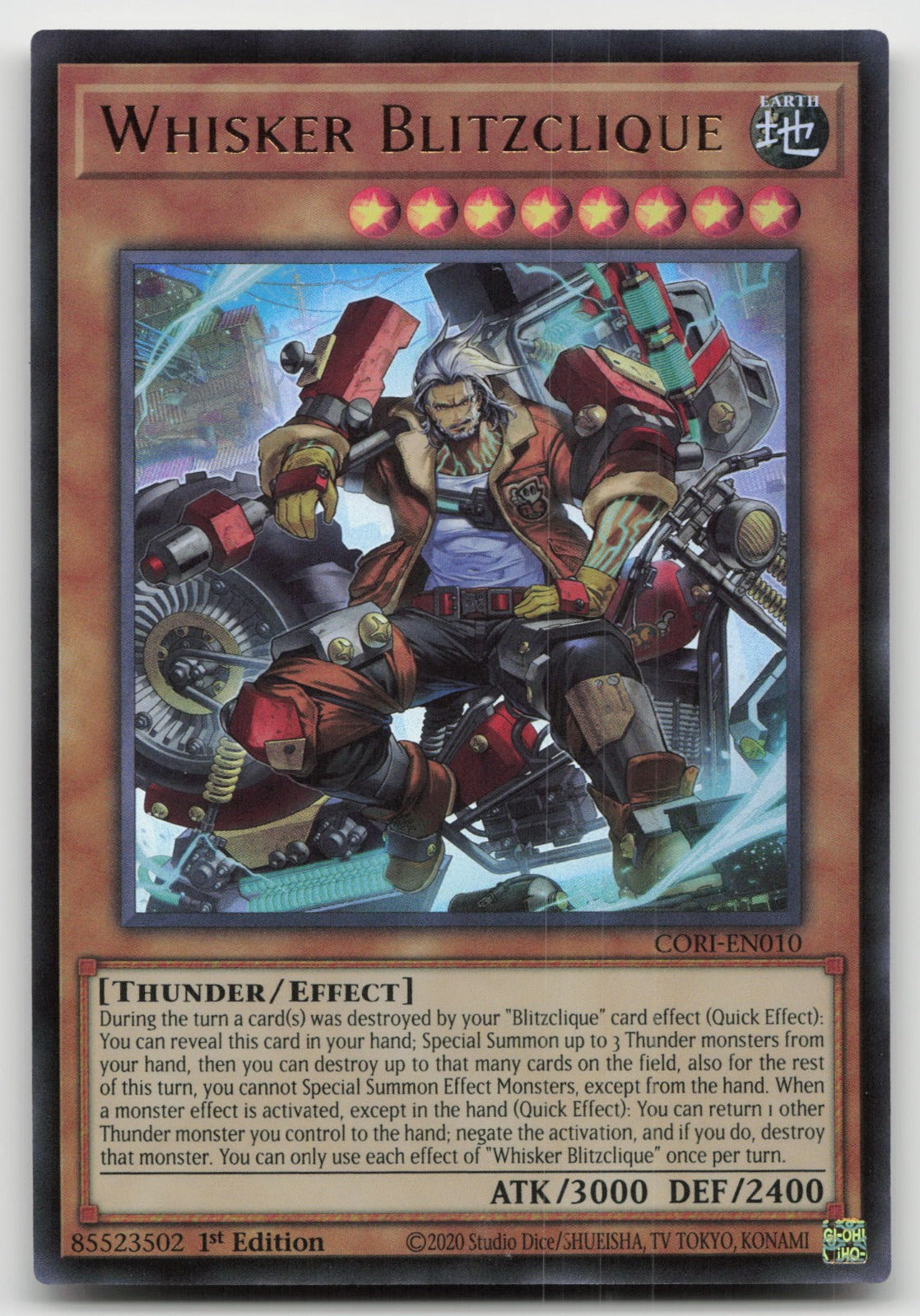 Whisker Blitzclique 1st Edition Ultra Rare Chaos Origins CORI-EN010 NM