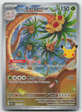 Alolan Exeggutor Holo Illustration Rare ME: 30th Celebration 129/128 NM