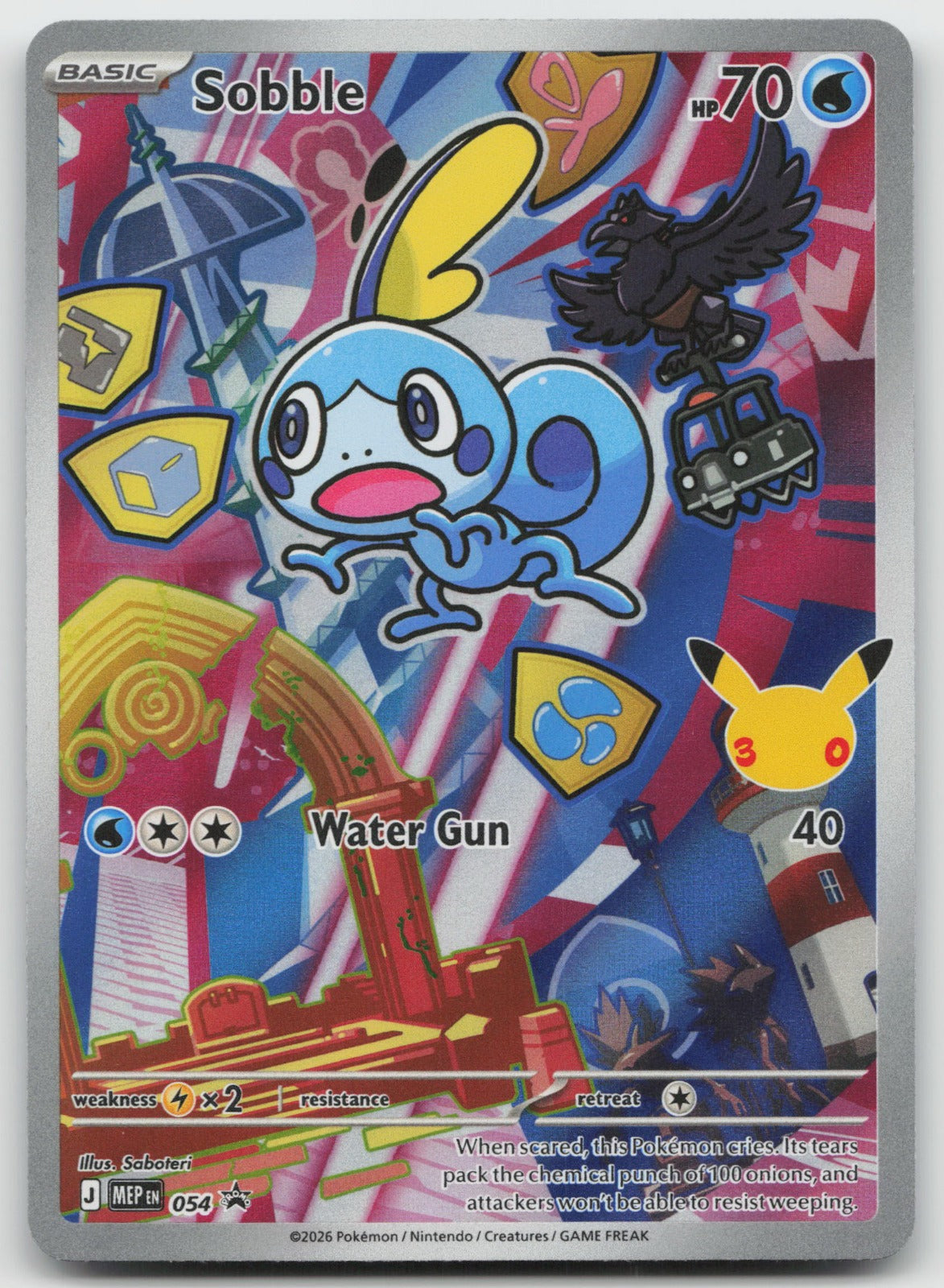 Sobble Holo ME: Mega Evolution Promo MEP054 NM