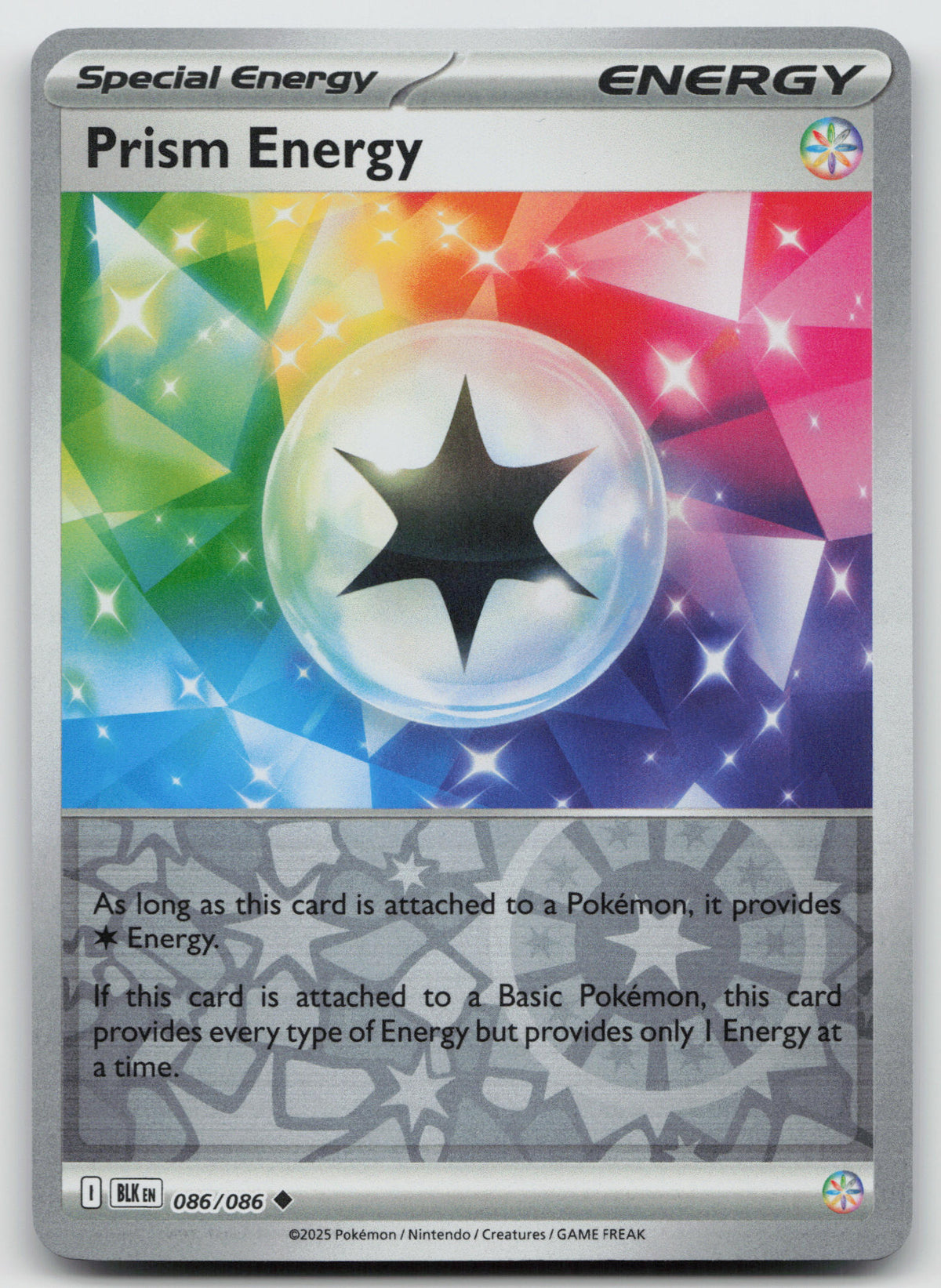 Prism Energy Uncommon Reverse Holo SV: Black Bolt 086/086 NM