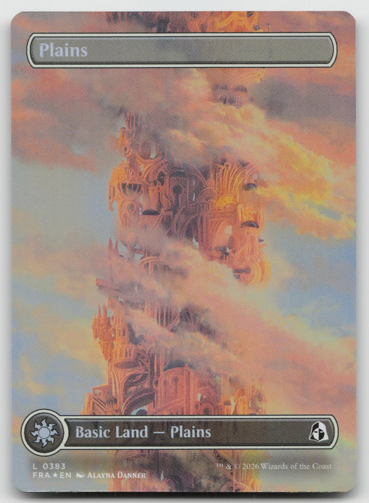 Plains (Borderless) L Foil Reality Fracture 383 NM