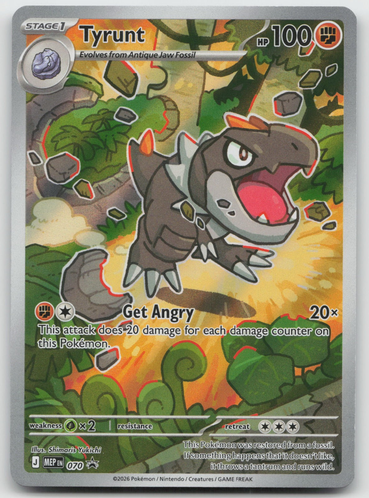 Tyrunt Holo ME: Mega Evolution Promo MEP070 NM