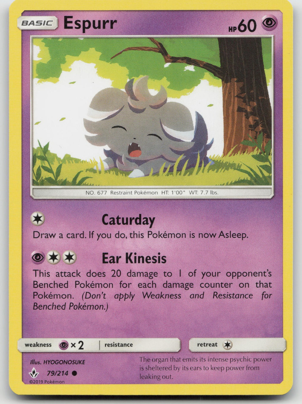 Espurr Common SM - Unbroken Bonds 79/214 NM