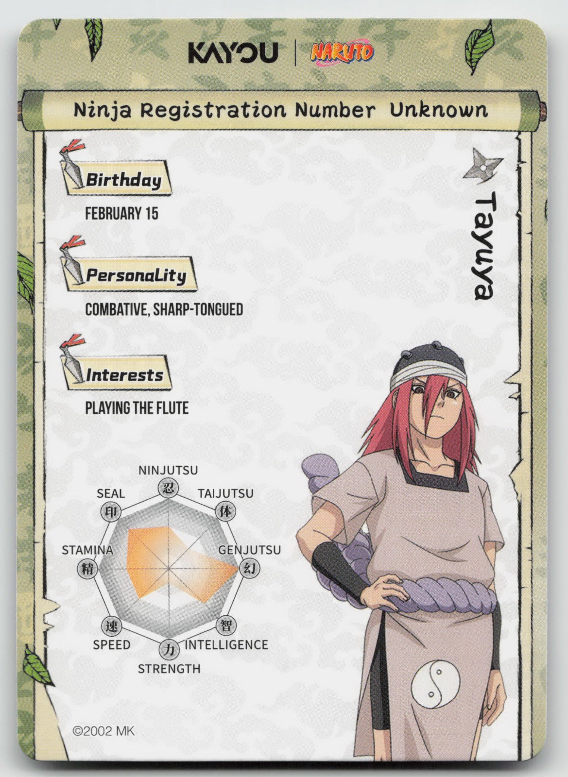Tayuya SR Chapter Jin Series 3 011L2 NM