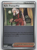 AZ's Tranquility Uncommon Reverse Holo ME04: Chaos Rising 076/086 NM
