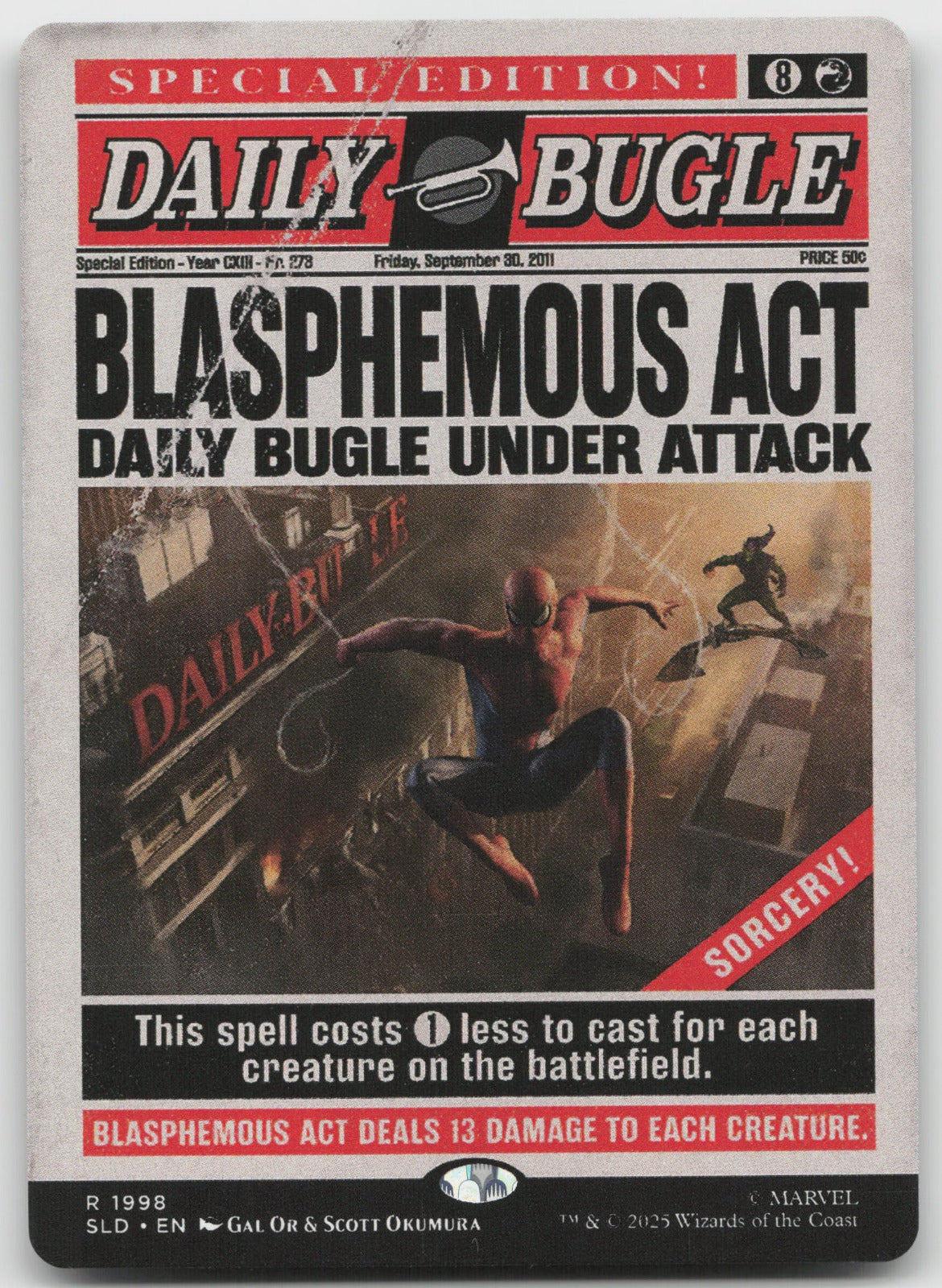 Blasphemous Act R Secret Lair Drop Series 1998 NM