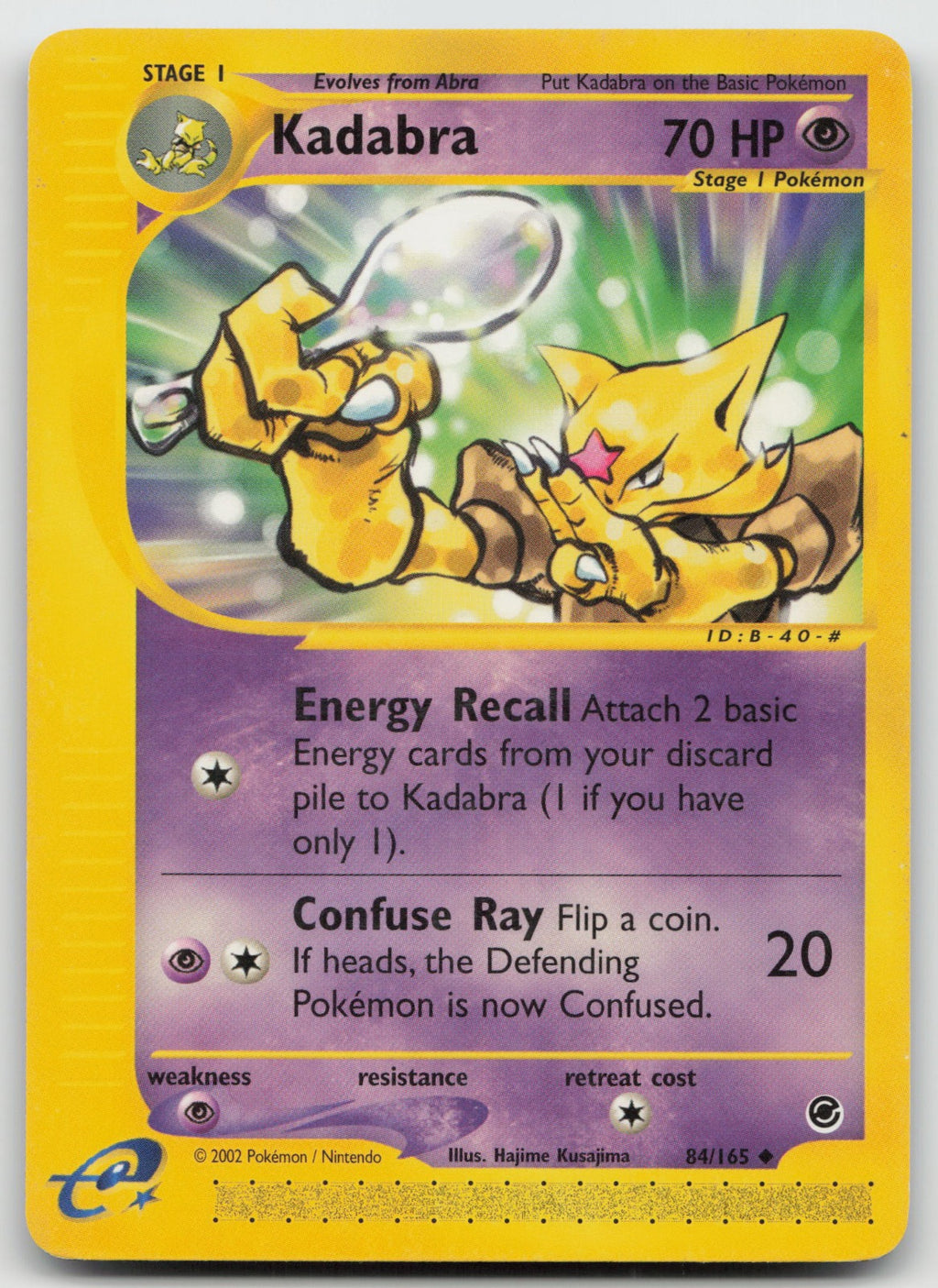 Kadabra Uncommon Expedition 84/165 NM/VLP