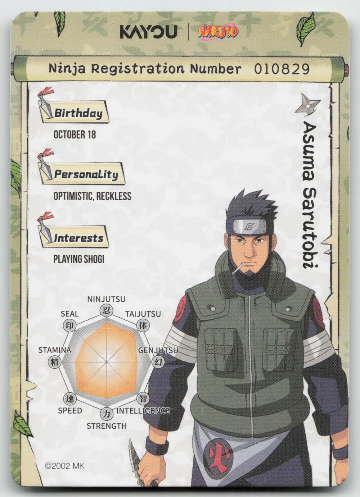 Asuma Sarutobi SR Chapter Jin Series 3 005L2 NM