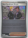 Rust Syndicate Grunt Reverse Holo Uncommon ME05: Pitch Black 081/084 NM