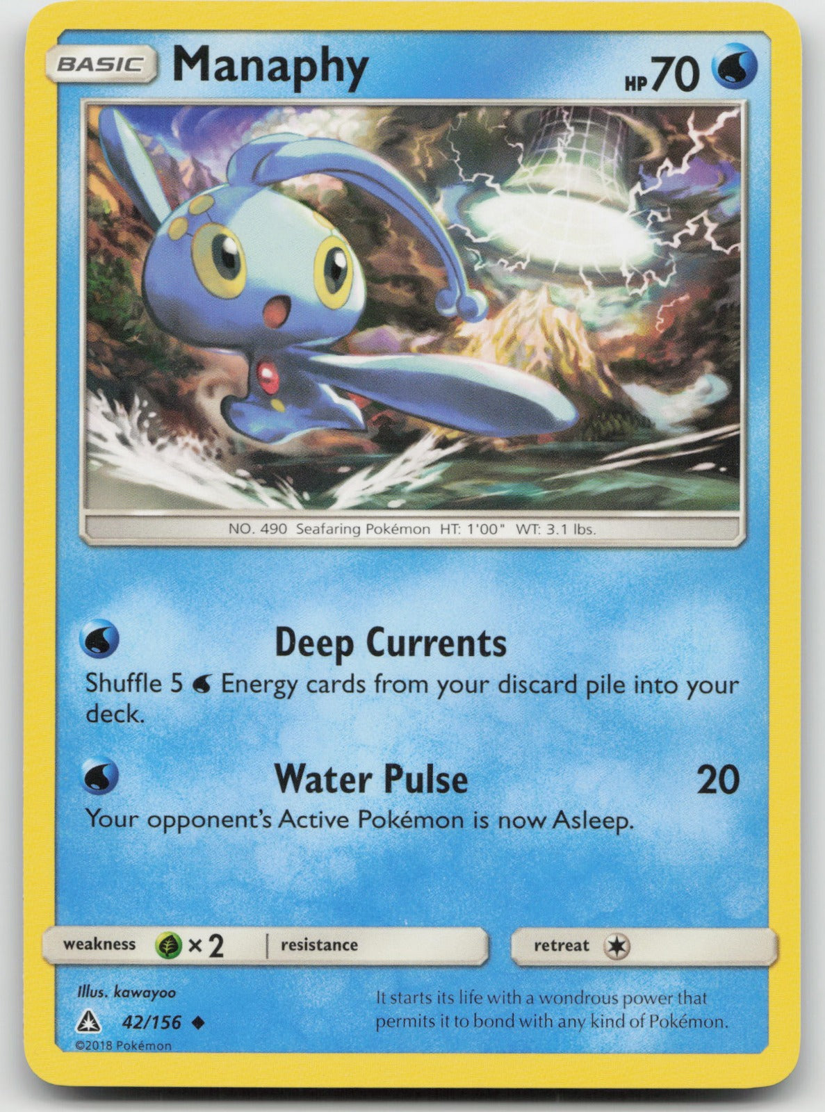 Manaphy Uncommon SM - Ultra Prism 42/156 NM