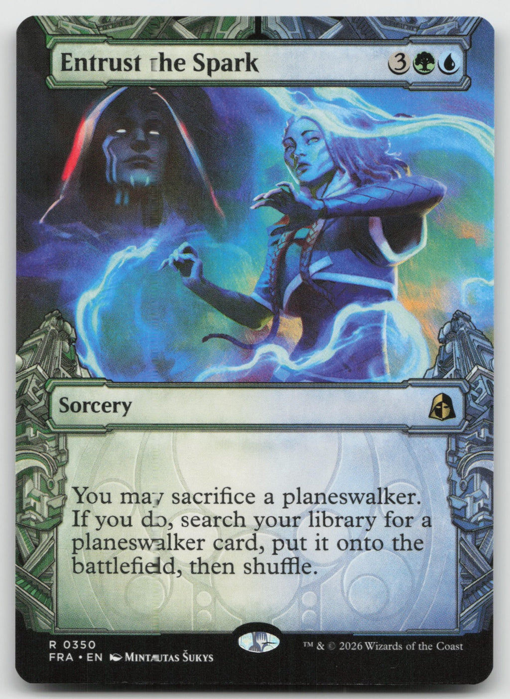 Entrust the Spark (Showcase) R Foil Reality Fracture 350 NM