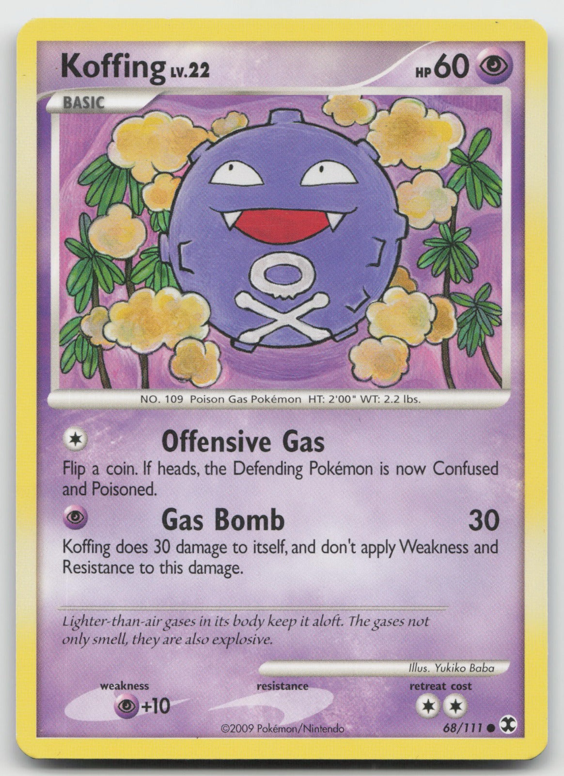 Koffing Common Rising Rivals 68/111 LP