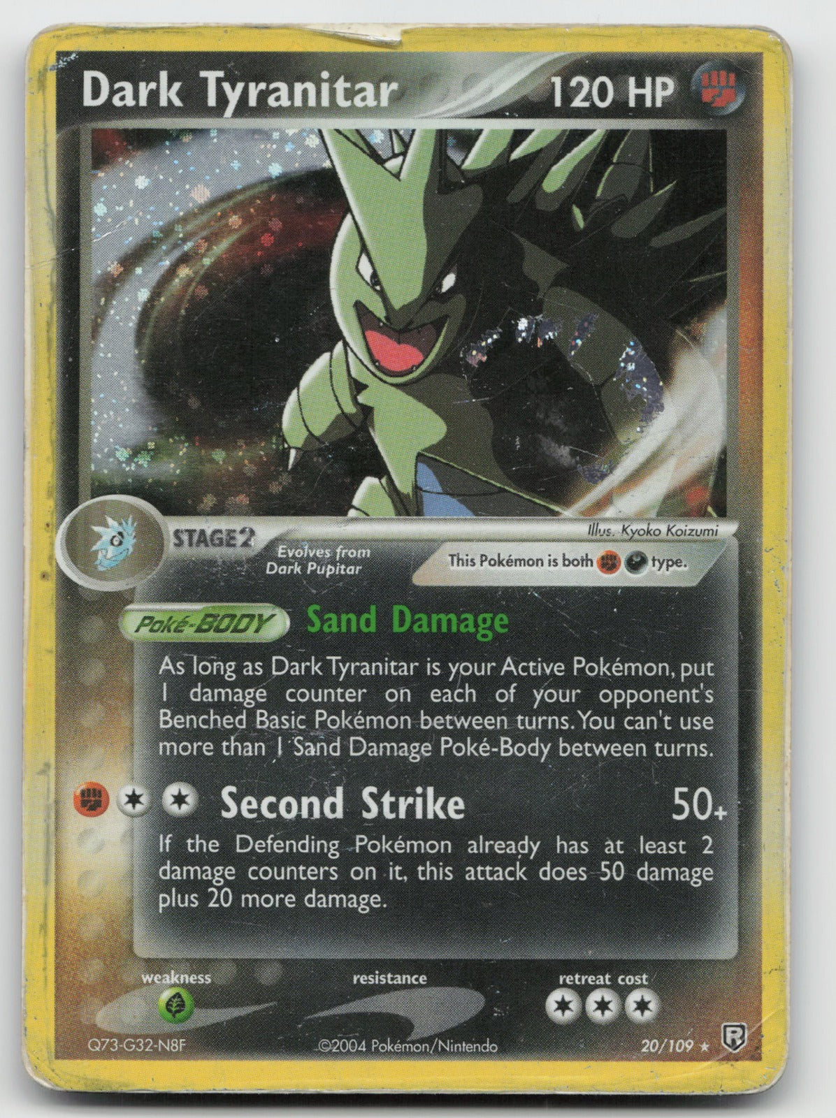 Dark Tyranitar (EX Team Rocket Returns) Holo Rare Deck Exclusives 20/109 NM