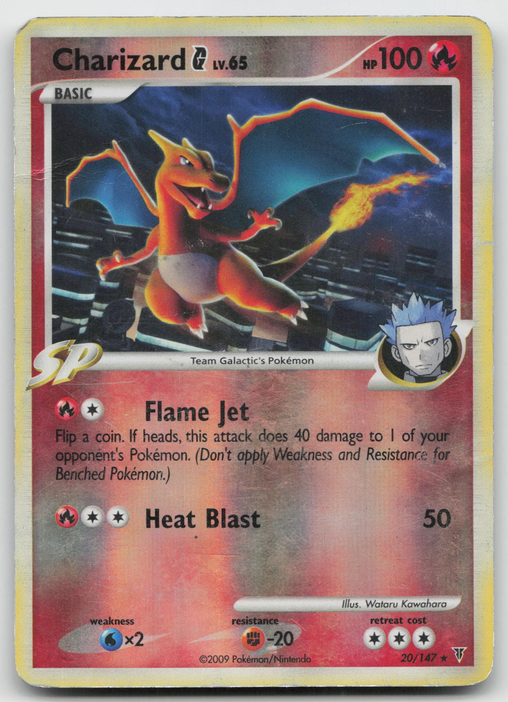 Charizard G Rare Reverse Holo Supreme Victors 20/147 DMG
