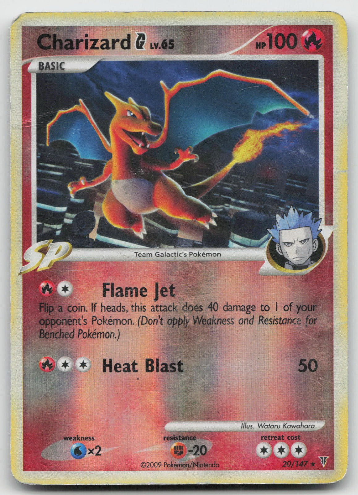Charizard G Rare Reverse Holo Supreme Victors 20/147 DMG