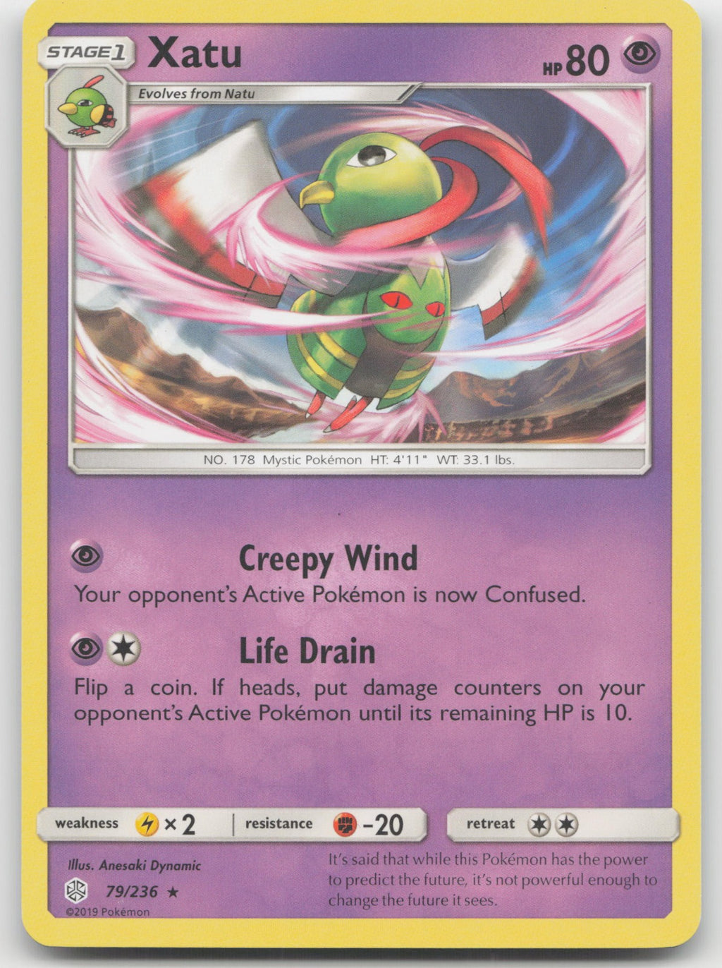 Xatu Rare SM - Cosmic Eclipse 79/236 NM