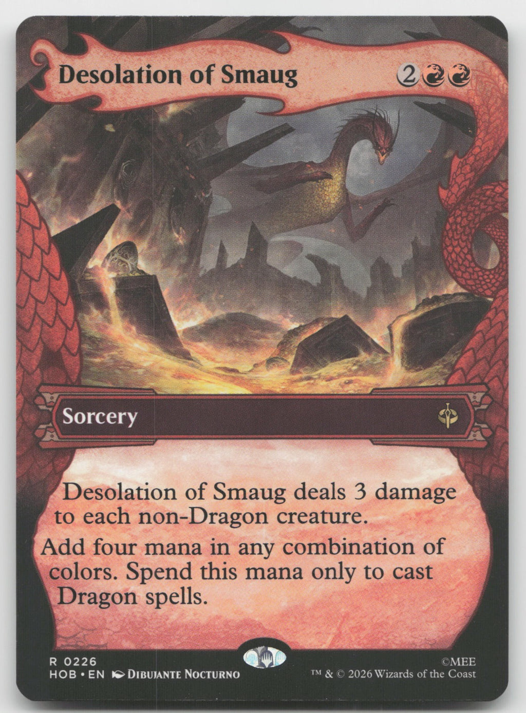 Desolation of Smaug (Showcase) R The Hobbit 226 NM
