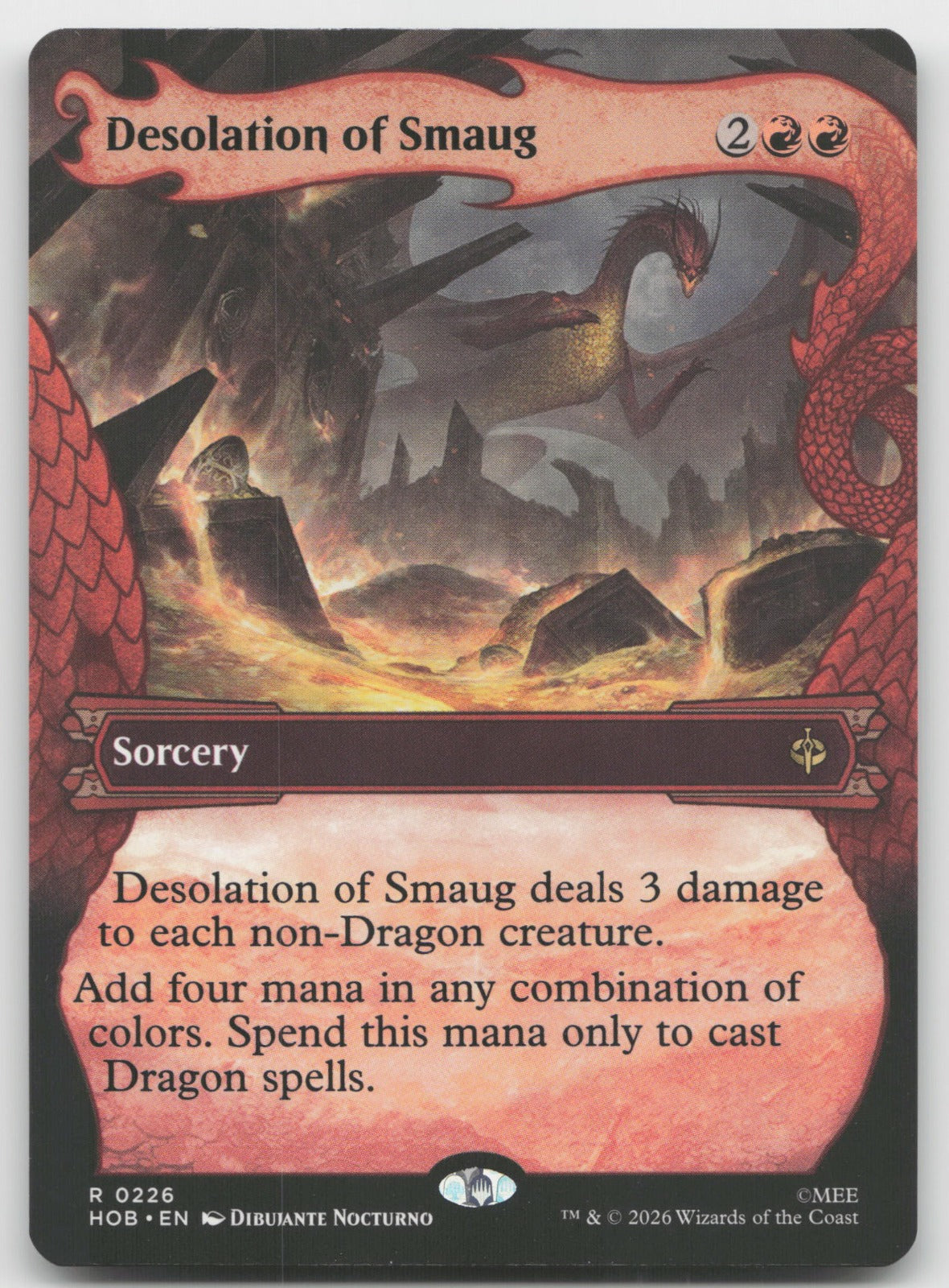 Desolation of Smaug (Showcase) R The Hobbit 226 NM