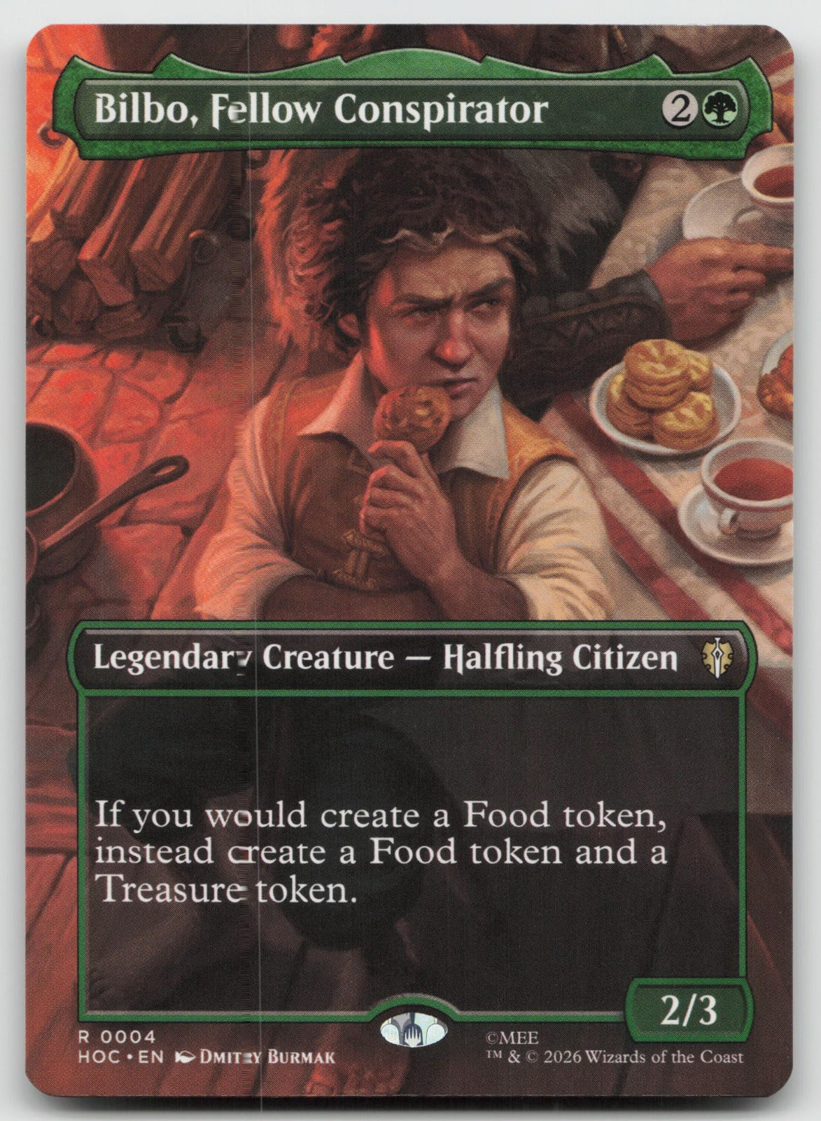 Bilbo, Fellow Conspirator (Borderless) R The Hobbit: Eternal-Legal 4 NM