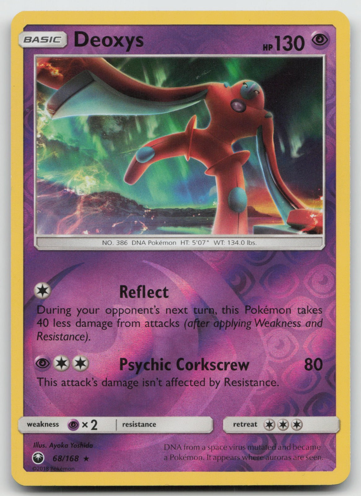 Deoxys Reverse Holo Rare SM - Celestial Storm 68/168 NM