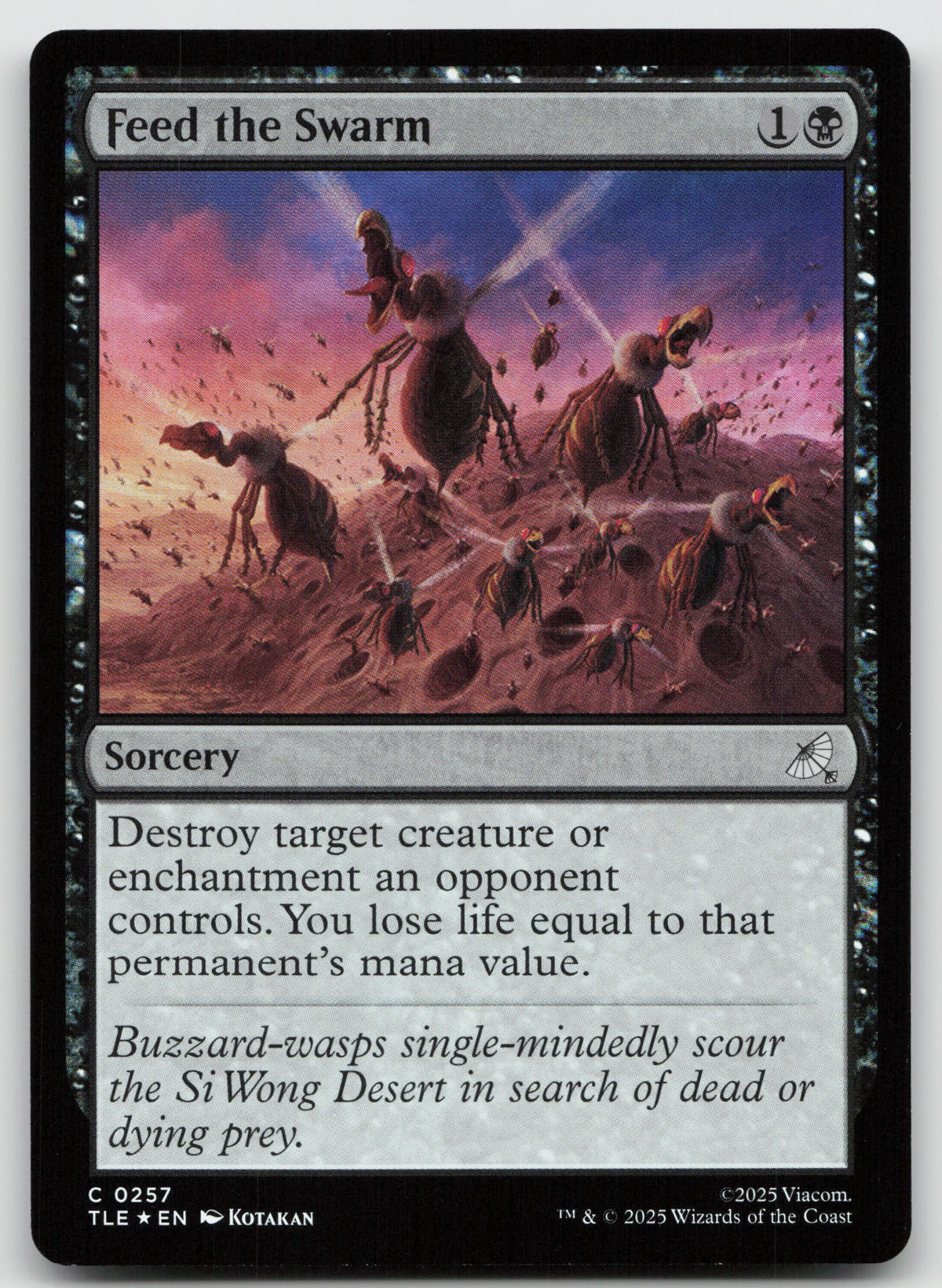 Feed the Swarm C Foil Avatar: The Last Airbender: Eternal-Legal 257 NM
