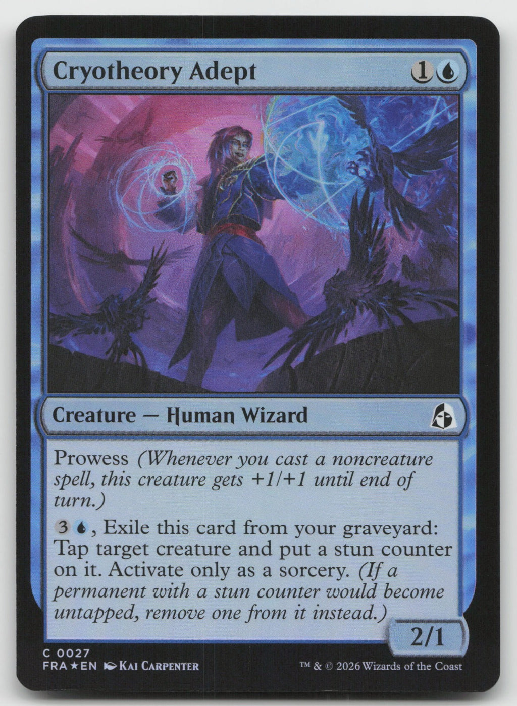 Cryotheory Adept C Foil Reality Fracture 27 NM