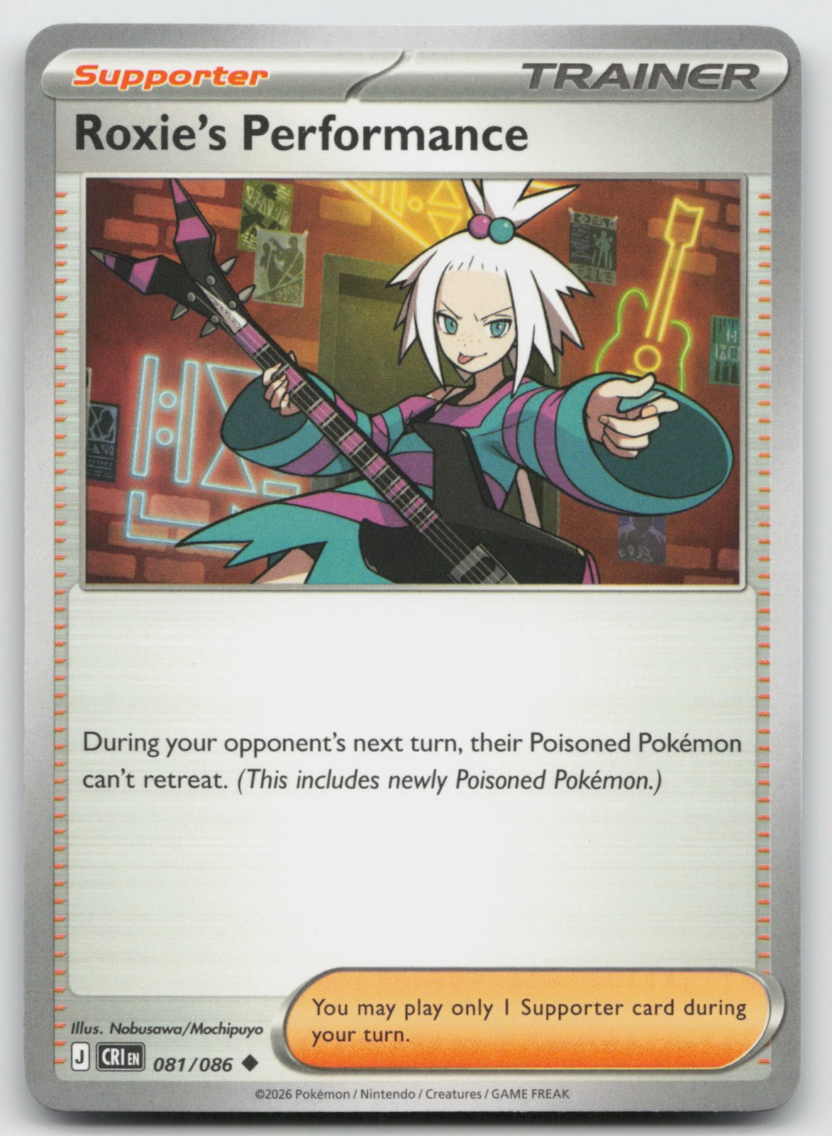 Roxie's Performance - Uncommon ME04: Chaos Rising 081/086 NM