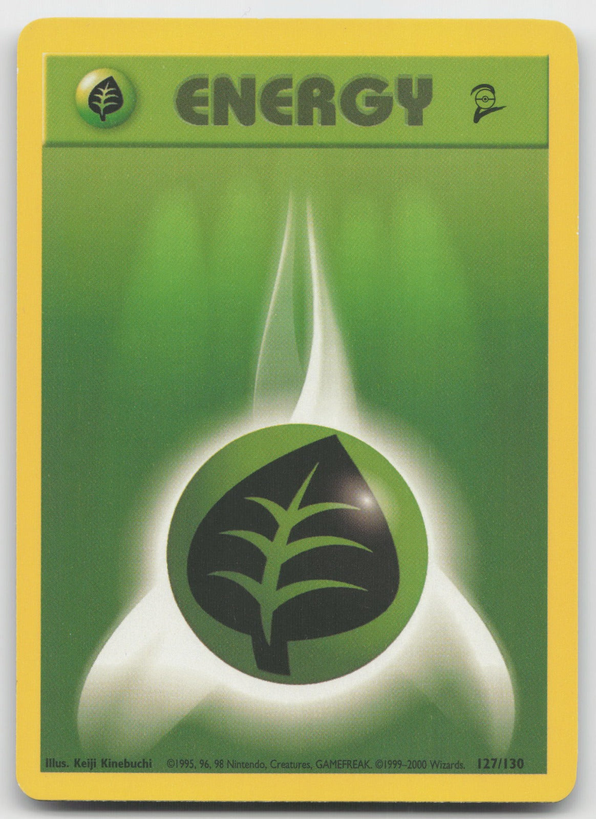 Grass Energy Common Base Set 2 127/130 NM/VLP