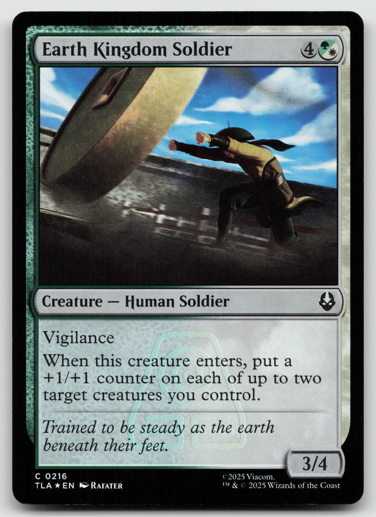 Earth Kingdom Soldier C Foil Avatar: The Last Airbender 216 NM
