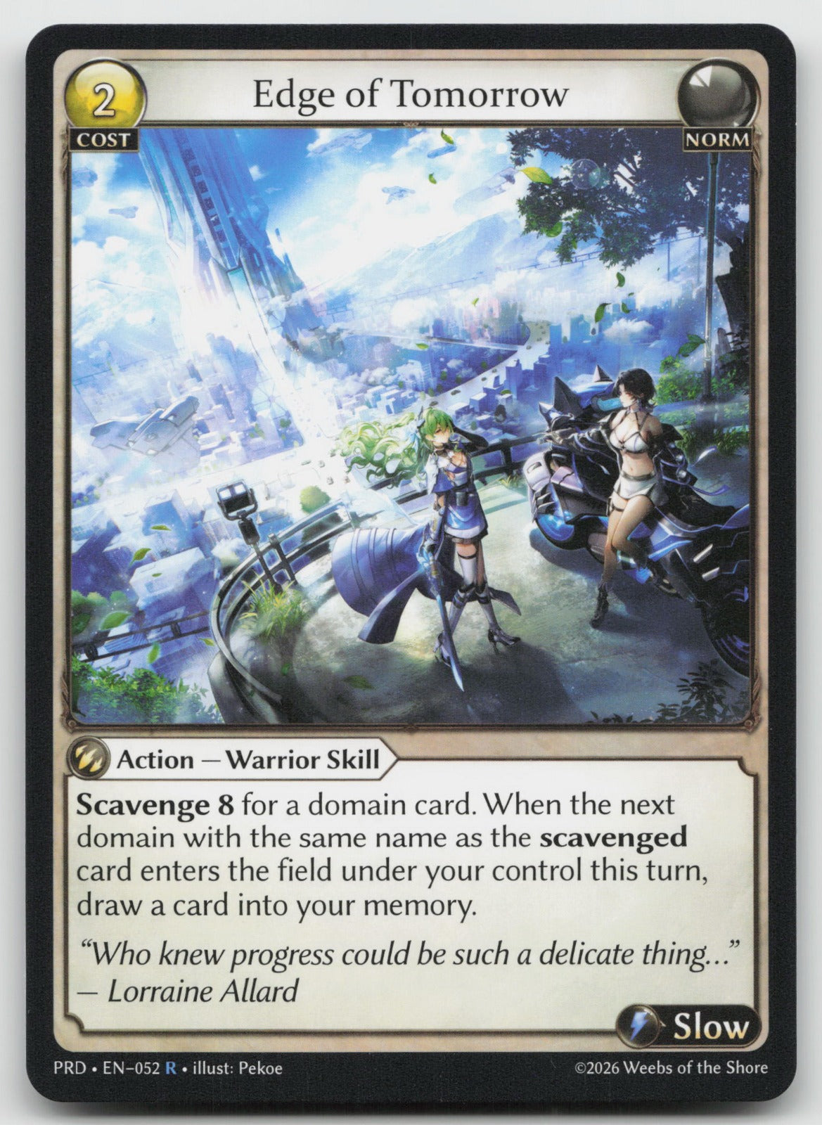 Edge of Tomorrow Rare .asphodel/paradise 052 NM