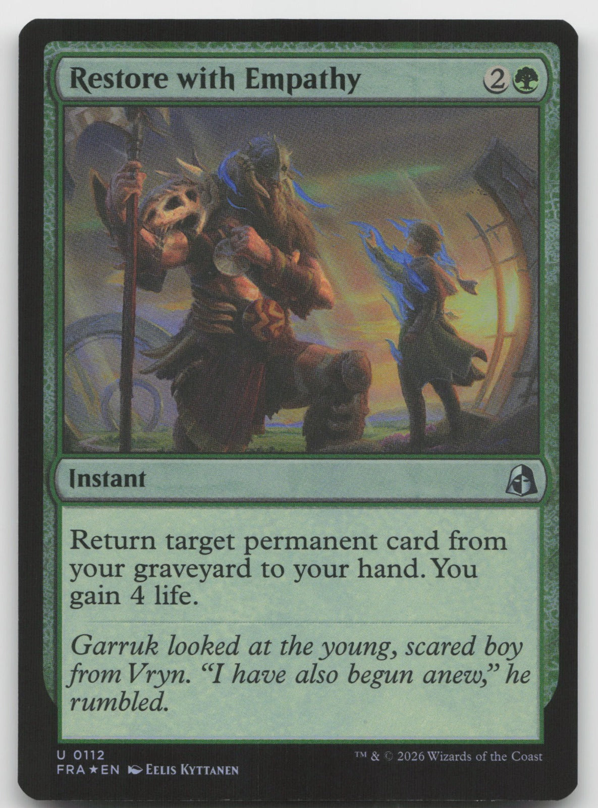 Restore with Empathy U Foil Reality Fracture 112 NM