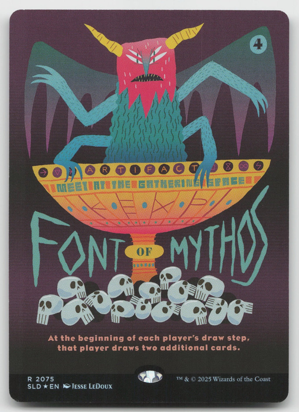 Font of Mythos (Rainbow Foil) R Foil Secret Lair Drop Series 2075 NM