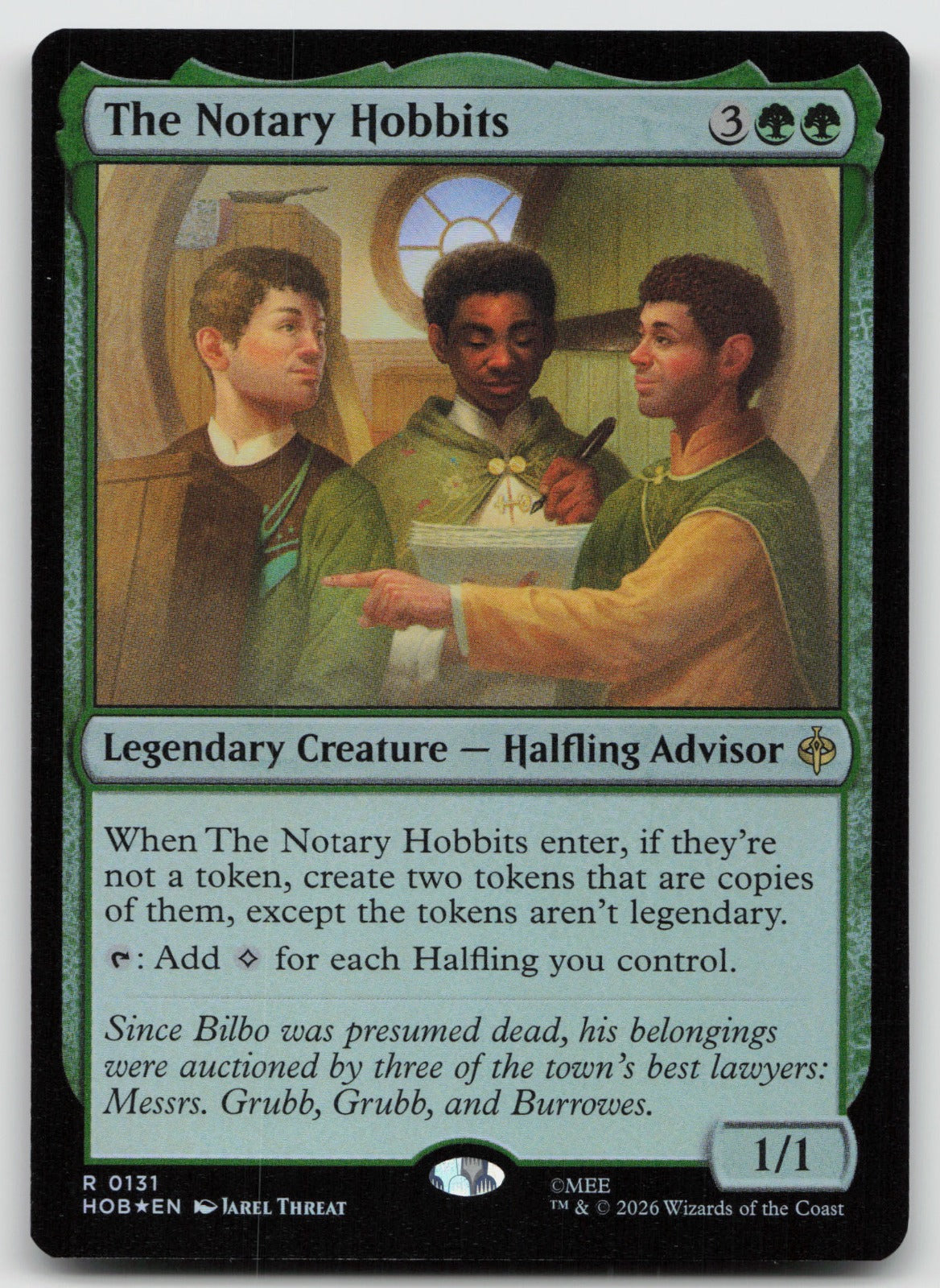 The Notary Hobbits R Foil The Hobbit 131 NM