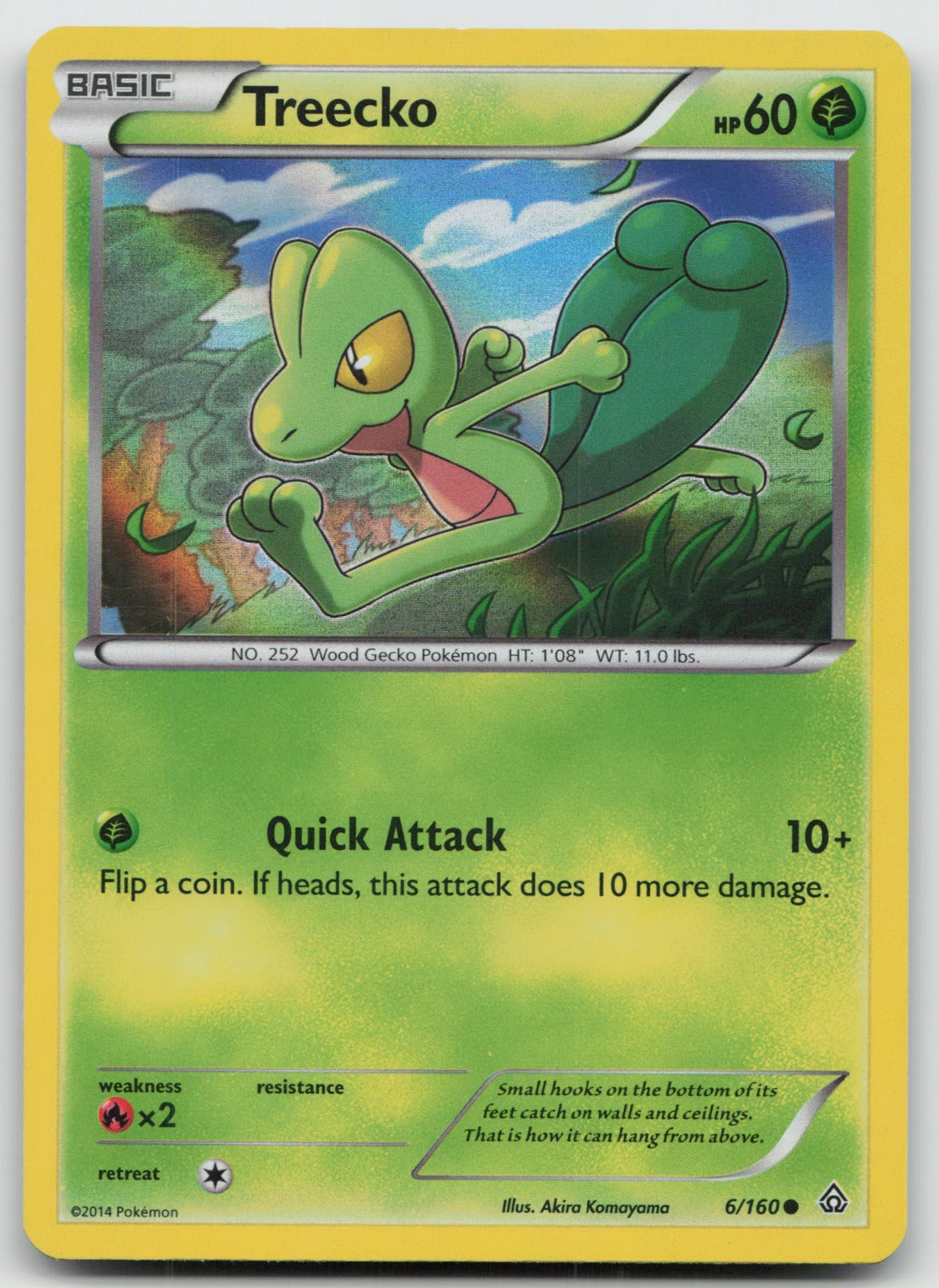Treecko (Sheen Holo) Promo Primal Clash 6/160 LP