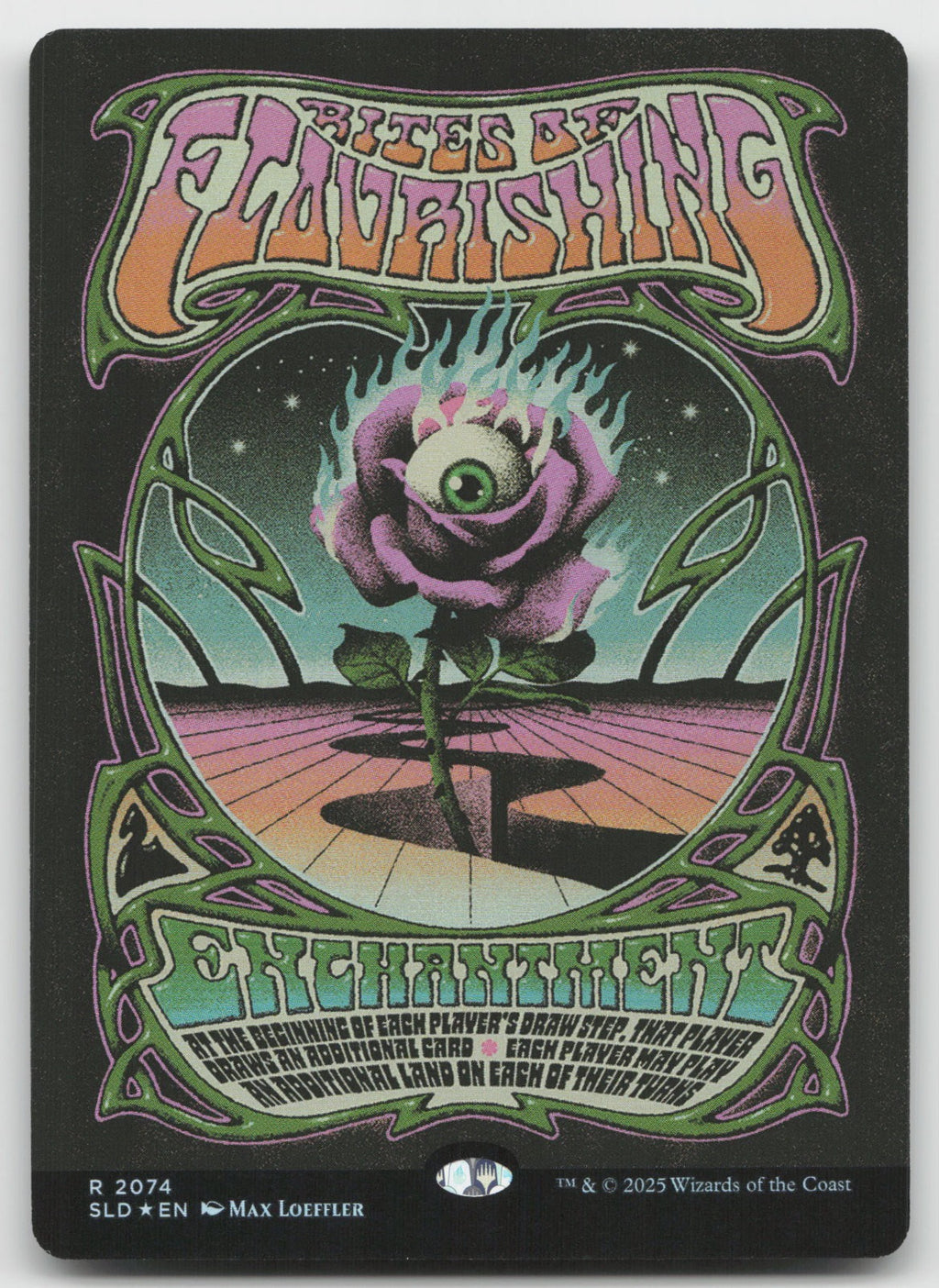 Rites of Flourishing (Rainbow Foil) R Foil Secret Lair Drop Series 2074 NM
