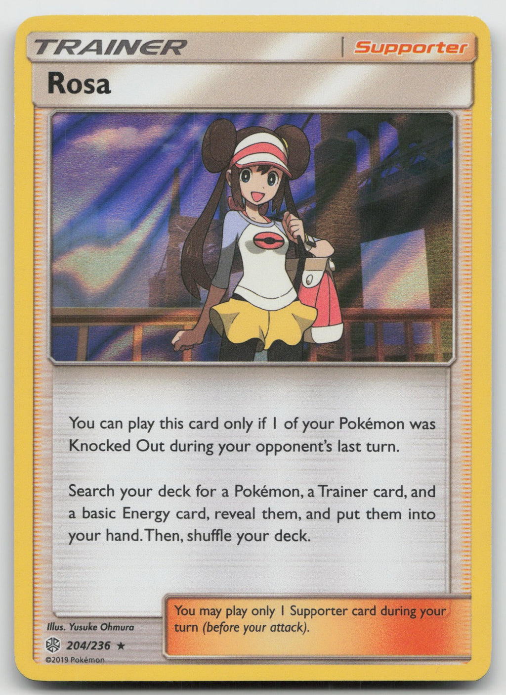 Rosa Holo Rare SM - Cosmic Eclipse 204/236 NM