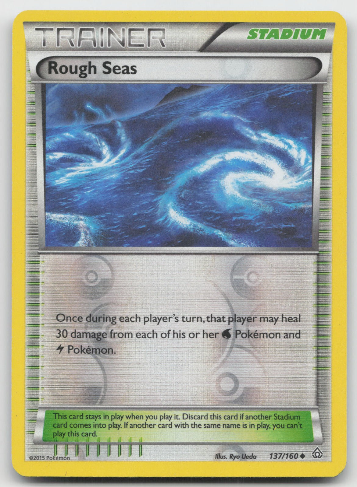 Rough Seas Uncommon Reverse Holo XY - Primal Clash 137/160 LP